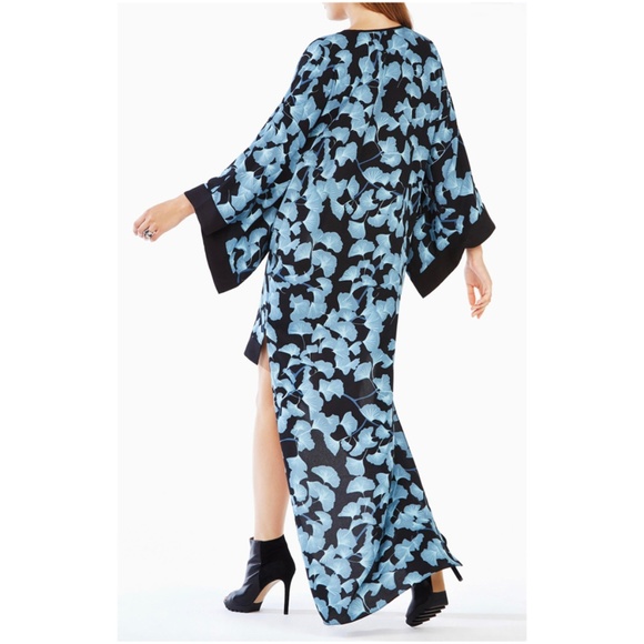 BCBG Worina Ginkgo Kimono Sleeve Tunic Dress XS/S - Picture 2 of 8